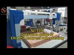 เครื่องทดสอบหมอน EN 1957 ด้วยความเร็วการทดสอบ 1020 ครั้ง/นาที และความเร็ว 500 มม