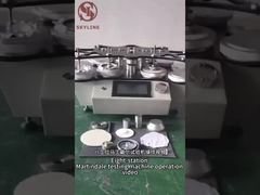 4 สถานีทดสอบ SATRA TM31 มาร์ตินเดล Abrasion Tester กับหัว 44 มิลลิเมตร