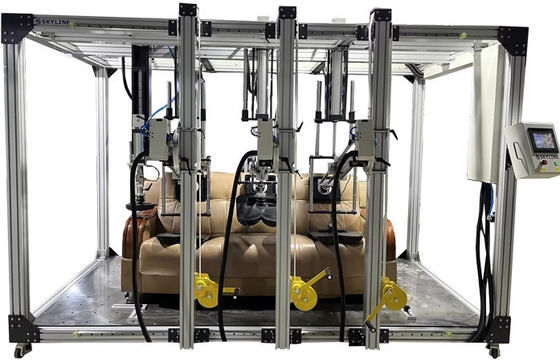 ซื้อ BIFMA X5.1 BIFMA X5.4 EN 4875 เครื่องทดสอบความทนทานโซฟาสามที่นั่ง การผลิตออนไลน์