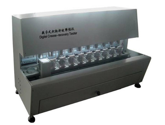 AATCC 66 เครื่องทดสอบการฟื้นฟูการลดคลื่นแบบดิจิตอลของผ้า/ ISO 2313 อุปกรณ์ทดสอบการฟื้นฟูการลดคลื่นของผ้า
