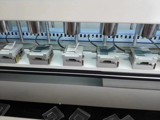 AATCC 66 เครื่องทดสอบการฟื้นฟูการลดคลื่นแบบดิจิตอลของผ้า/ ISO 2313 อุปกรณ์ทดสอบการฟื้นฟูการลดคลื่นของผ้า