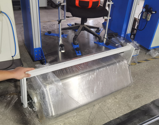 เครื่องทดสอบหมอนม้วนทรงหกเหลี่ยม ASTM ความเร็วการทดสอบ 10 ∼ 20 ครั้ง/นาที และความเร็วการบิด 500 มม