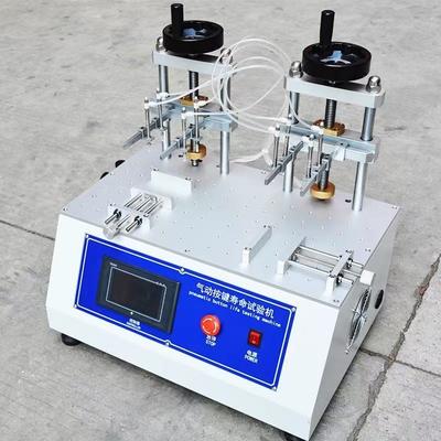 ซื้อ เครื่องทดสอบความทนทานของปุ่มลมสำหรับสวิตช์ คีย์บอร์ด โทรศัพท์ 8 สถานี การผลิตออนไลน์