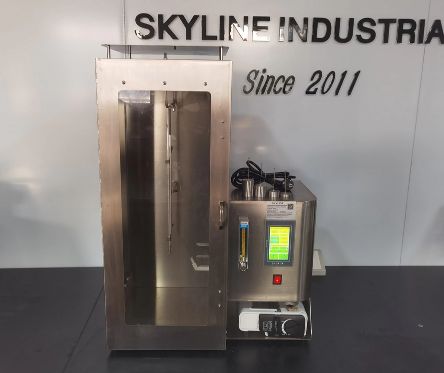 ซื้อ เครื่องทดสอบการลามไฟแนวตั้ง 16CFR 1615/16CFR 1616 พร้อมตัวอย่างขนาด 300x80 มม. และความสูงเปลวไฟ 40±2 มม. สำหรับประสิทธิภาพการหน่วงไฟของสิ่งทอ การผลิตออนไลน์