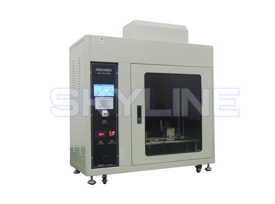 อุปกรณ์ทดสอบอิเล็กทรอนิกส์หน้าจอสัมผัส IEC60695 เครื่องทดสอบลวดเรืองแสง