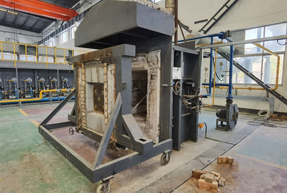 ซื้อ SKYLINE D1.5m อุปกรณ์ทดสอบไฟ 30-50KPa เตาแนวตั้ง การผลิตออนไลน์