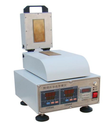 ISO 105-X11 เครื่องทดสอบความคงทนของสีระเหิดขณะรีดผ้า 300W