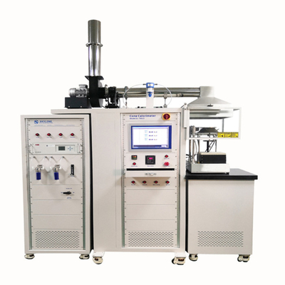เครื่องทดสอบการปล่อยความร้อน ISO 5660 เครื่องวัดความร้อนแบบโคน สําหรับวัสดุก่อสร้าง อุปกรณ์ทดสอบไฟ