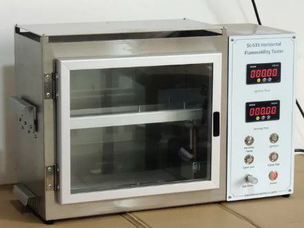 ราคาดี ISO 3795 ASTM D5132 อุปกรณ์การทดสอบความเผาไหม้แนวราบ ออนไลน์