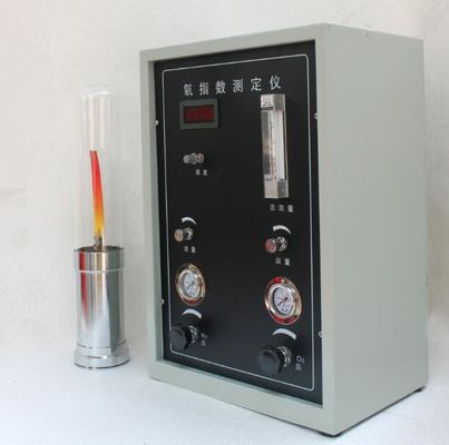 ราคาดี ASTM D 2863 ISO 4589-2 Flammability Testing Equipment , Digital Oxygen Index Tester ออนไลน์