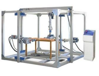 5 Air Cylinders PLC Control อุปกรณ์ทดสอบเฟอร์นิเจอร์, เครื่องทดสอบเฟอร์นิเจอร์โต๊ะ