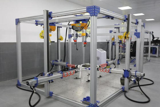 ราคาดี SKYLINE SL-T26 Table Furniture Testing Machine 5 Air Cylinders PLC Control Strength Stability Tester ออนไลน์