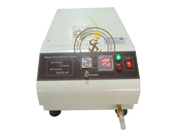 ISO 8124-1 อุปกรณ์ทดสอบในห้องปฏิบัติการ 13.8 kPa ปากทดสอบความทนทานตามมาตรฐานพร้อมวาล์ว Relif