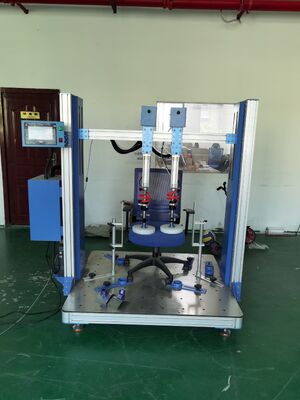 เครื่องทดสอบที่วางแขนเก้าอี้ BIFMA X5.1 พร้อมระบบควบคุม PLC ความสูงที่วางแขน 650-780 มม. และการรับประกัน 18 เดือน