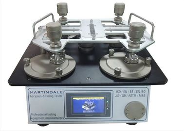 4 สถานีทดสอบ SATRA TM31 Martindale Abrasion Tester กับ 44mm Abrasion Heads