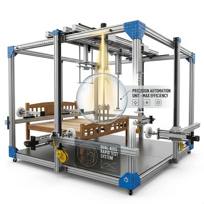 ราคาดี EN 1725 Compliant Furniture Testing Machine with PLC Control and 6 Sets of Air Cylinders ออนไลน์