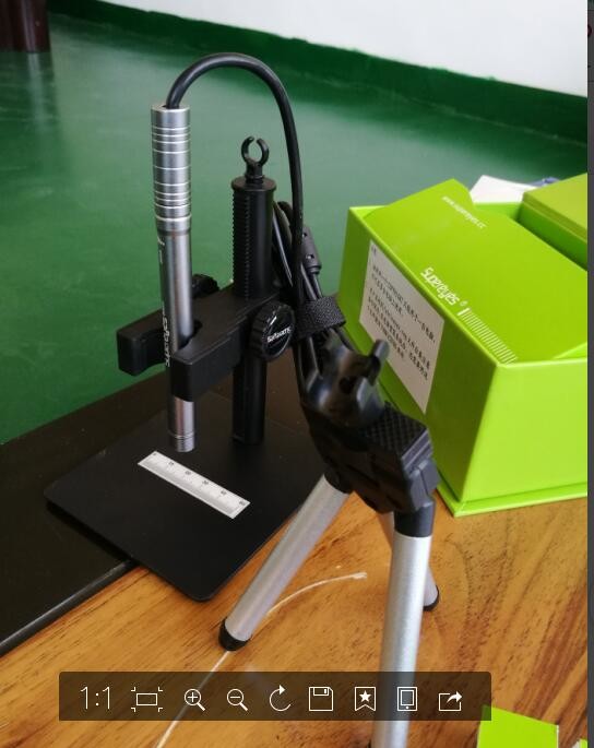 Textile Counter Machine Professional Digital Fabric Pick Counter For Woven Fabrics / Knitted ...